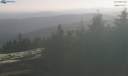 Lysá hora, pohled na západ