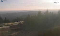 Lysá hora, pohled na západ