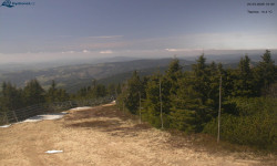 Lysá hora, pohled na západ