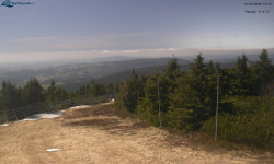 Lysá hora, pohled na západ