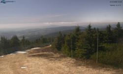 Lysá hora, pohled na západ