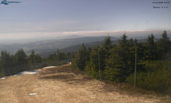 Lysá hora, pohled na západ