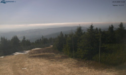 Lysá hora, pohled na západ