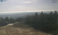 Lysá hora, pohled na západ