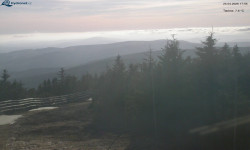 Lysá hora, pohled na západ