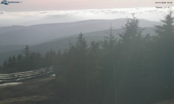 Lysá hora, pohled na západ