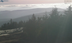 Lysá hora, pohled na západ