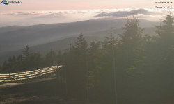 Lysá hora, pohled na západ