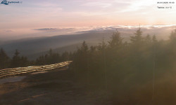 Lysá hora, pohled na západ