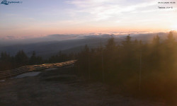 Lysá hora, pohled na západ