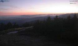 Lysá hora, pohled na západ