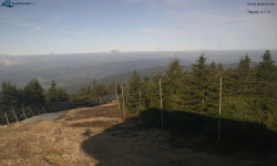 Lysá hora, pohled na západ