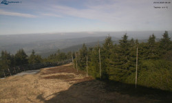 Lysá hora, pohled na západ