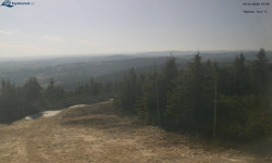 Lysá hora, pohled na západ