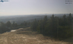 Lysá hora, pohled na západ