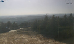 Lysá hora, pohled na západ