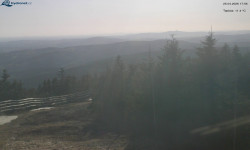 Lysá hora, pohled na západ