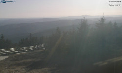 Lysá hora, pohled na západ