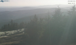 Lysá hora, pohled na západ