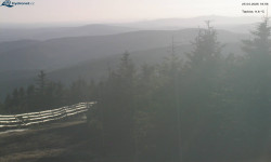 Lysá hora, pohled na západ