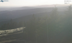 Lysá hora, pohled na západ