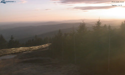 Lysá hora, pohled na západ