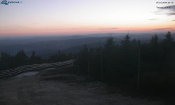 Lysá hora, pohled na západ