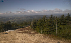 Lysá hora, pohled na západ