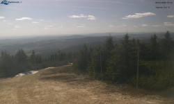 Lysá hora, pohled na západ