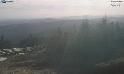 Lysá hora, pohled na západ