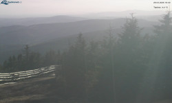 Lysá hora, pohled na západ