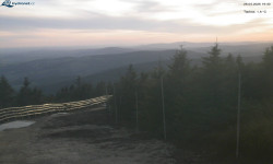 Lysá hora, pohled na západ