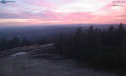 Lysá hora, pohled na západ