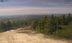 Lysá hora, pohled na západ