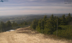 Lysá hora, pohled na západ