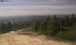 Lysá hora, pohled na západ