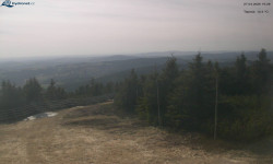 Lysá hora, pohled na západ