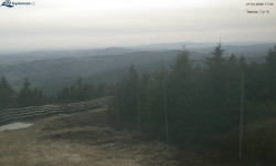 Lysá hora, pohled na západ