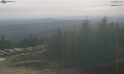 Lysá hora, pohled na západ