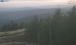 Lysá hora, pohled na západ