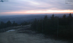 Lysá hora, pohled na západ