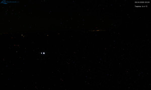 Město Rokytnice nad Jizerou - Lysá hora, pohled na západ - 28.4.2026 v 00:31 Město Rokytnice nad Jizerou - Lysá hora, pohled na západ - 28.4.2026 v 00:31