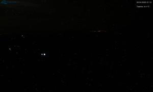 Město Rokytnice nad Jizerou - Lysá hora, pohled na západ - 28.4.2026 v 01:15 Město Rokytnice nad Jizerou - Lysá hora, pohled na západ - 28.4.2026 v 01:15