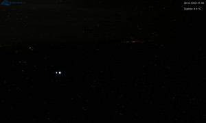 Město Rokytnice nad Jizerou - Lysá hora, pohled na západ - 28.4.2026 v 01:31 Město Rokytnice nad Jizerou - Lysá hora, pohled na západ - 28.4.2026 v 01:31