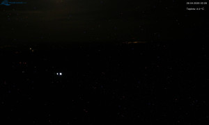 Město Rokytnice nad Jizerou - Lysá hora, pohled na západ - 28.4.2026 v 02:31 Město Rokytnice nad Jizerou - Lysá hora, pohled na západ - 28.4.2026 v 02:31