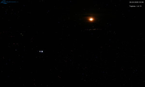 Město Rokytnice nad Jizerou - Lysá hora, pohled na západ - 28.4.2026 v 04:01 Město Rokytnice nad Jizerou - Lysá hora, pohled na západ - 28.4.2026 v 04:01