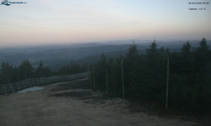 Město Rokytnice nad Jizerou - Lysá hora, pohled na západ - 28.4.2026 v 06:01 Město Rokytnice nad Jizerou - Lysá hora, pohled na západ - 28.4.2026 v 06:01
