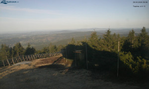 Město Rokytnice nad Jizerou - Lysá hora, pohled na západ - 28.4.2026 v 07:01 Město Rokytnice nad Jizerou - Lysá hora, pohled na západ - 28.4.2026 v 07:01