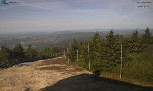 Město Rokytnice nad Jizerou - Lysá hora, pohled na západ - 28.4.2026 v 08:45 Město Rokytnice nad Jizerou - Lysá hora, pohled na západ - 28.4.2026 v 08:45