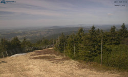 Lysá hora, pohled na západ